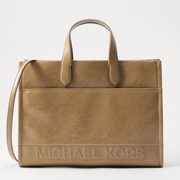 SALE! ✅ Michael Kors GIGI in HUSK Large Grab Tote Bag ✨...